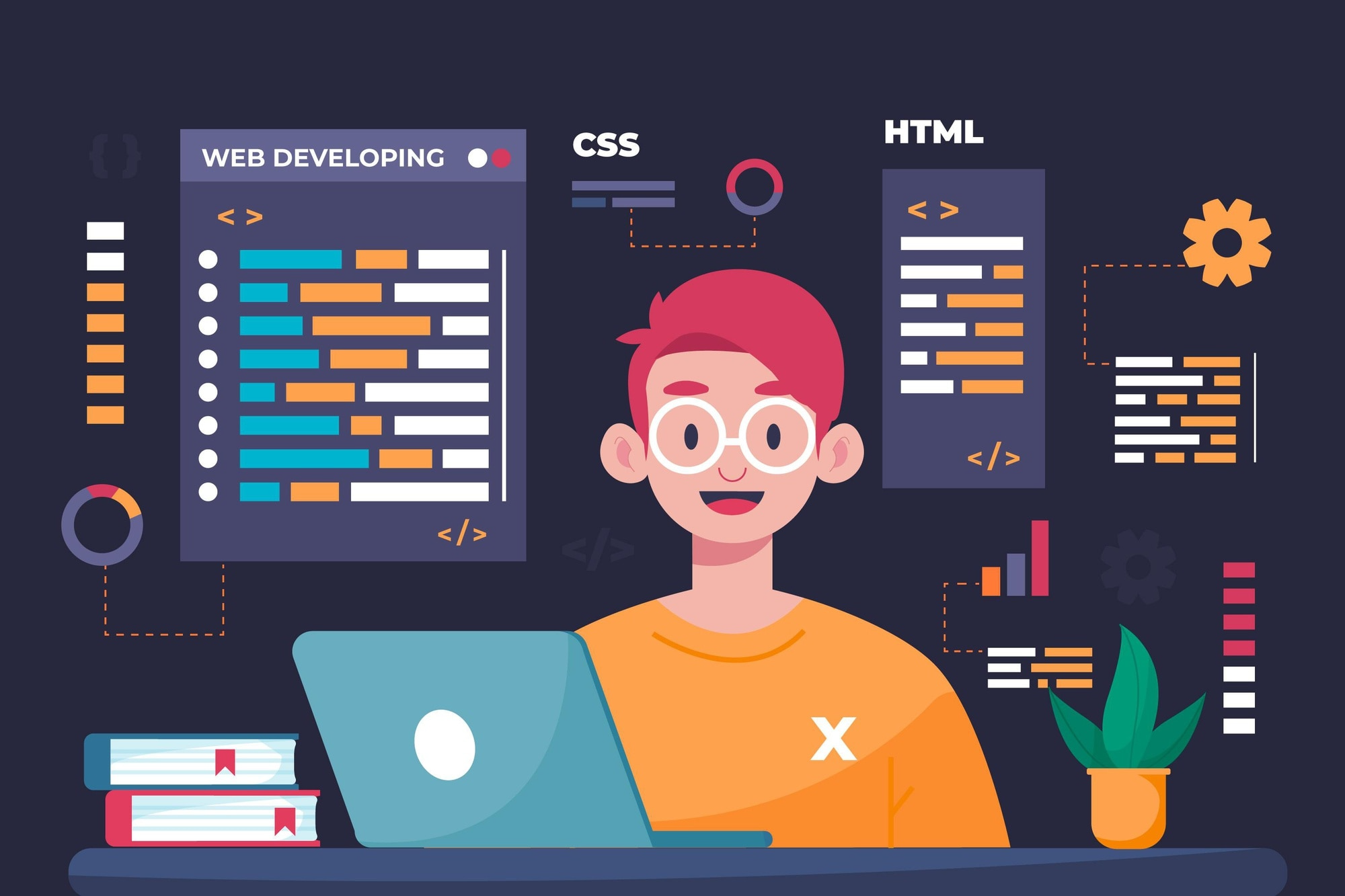 Web Developer Illustration